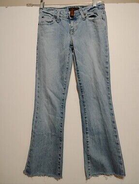 Aeropostale Stretch Boot Light Blue Flare Jeans Cotton -spandex 0R